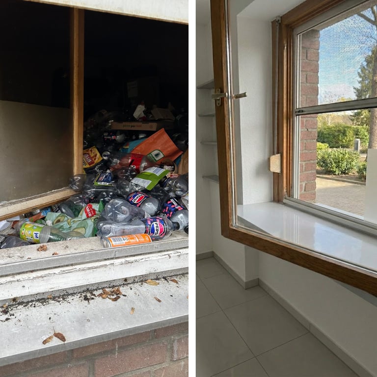 Hygienische Wiederherstellung und Entrümpelung – Ergebnis in Oberhausen