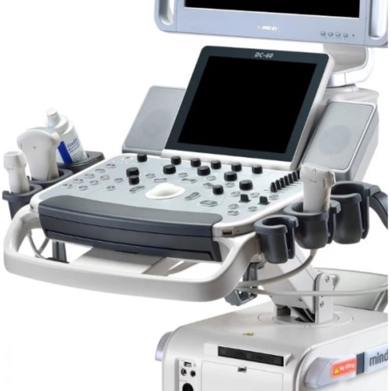 Mindray DC 60 Seitenansicht mit Schwenkarm