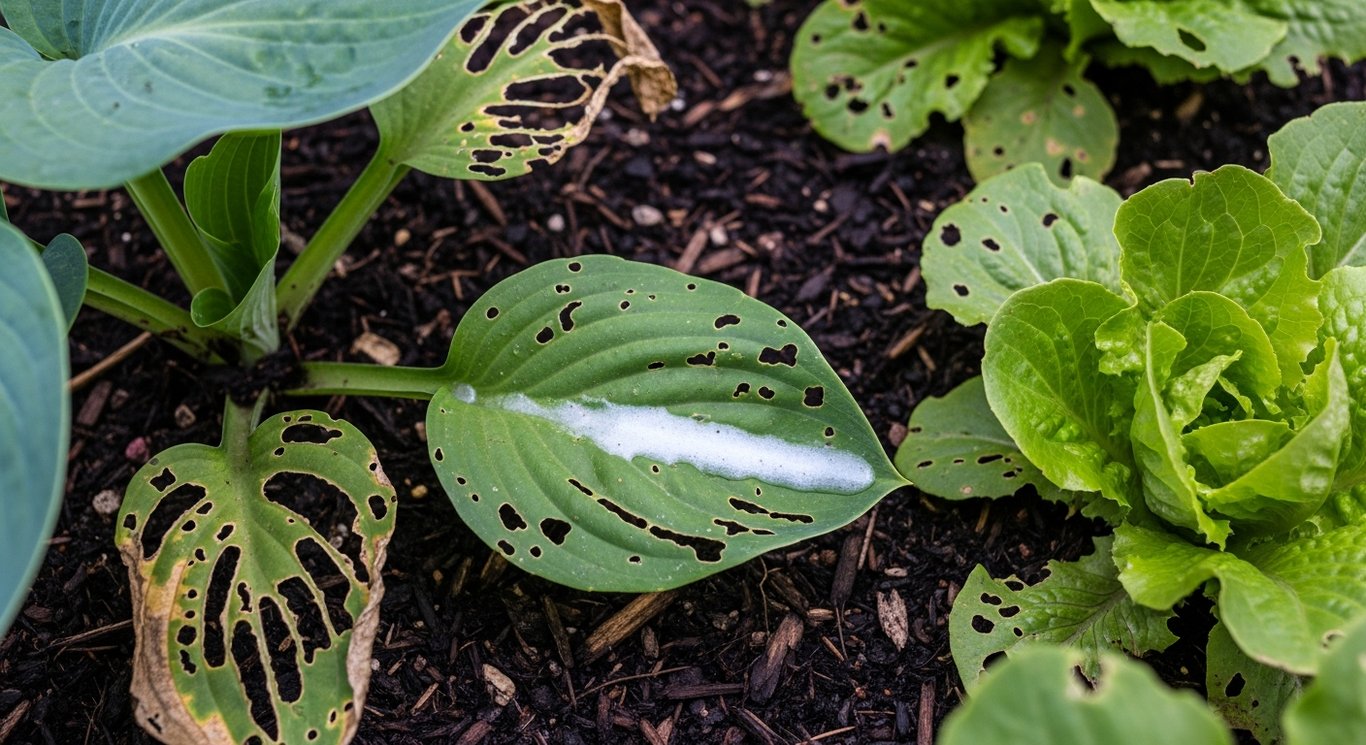 Schnecken im Garten erkennen