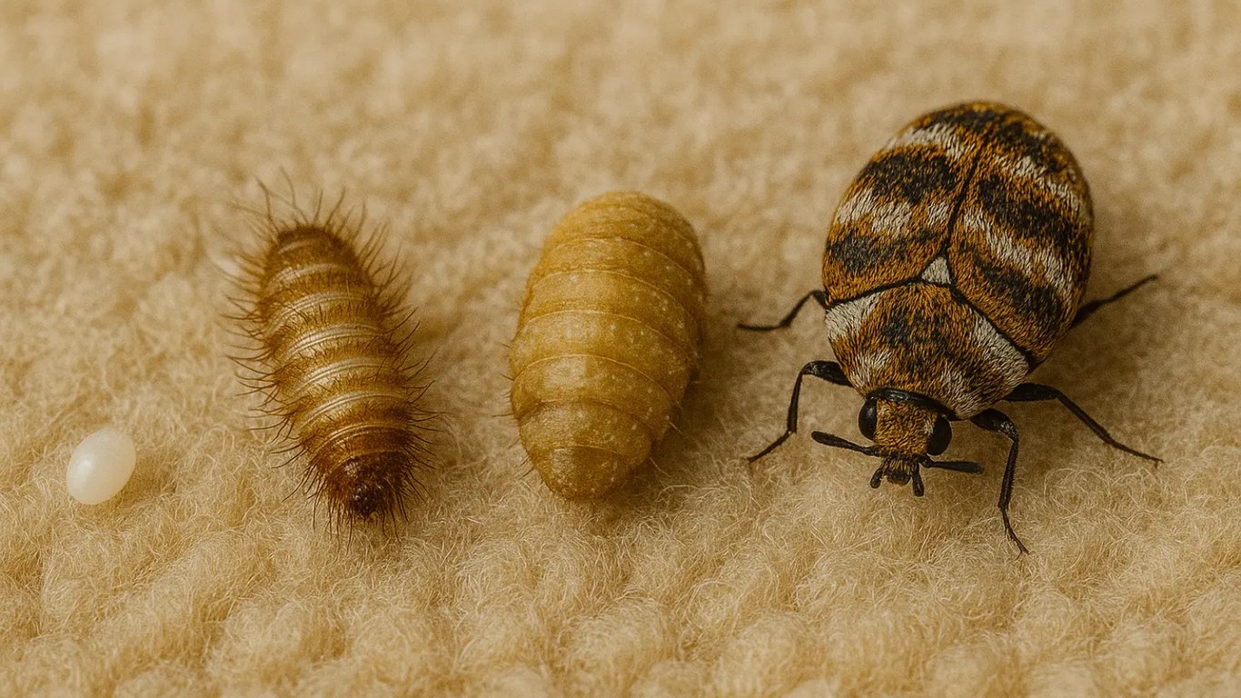 Teppichkäfer-Bekämpfung in Düsseldorf