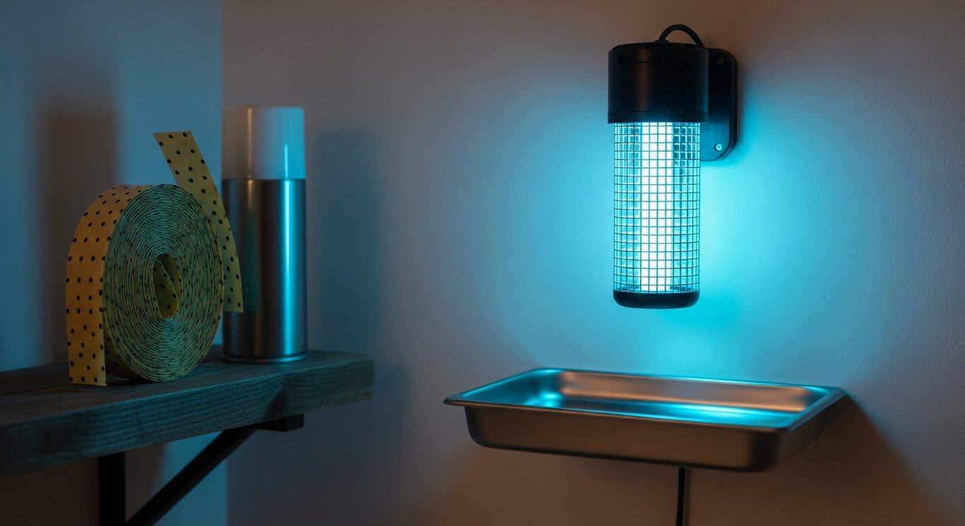 Methoden und Produkte: Fallen, Sprays, UV-Lampen
