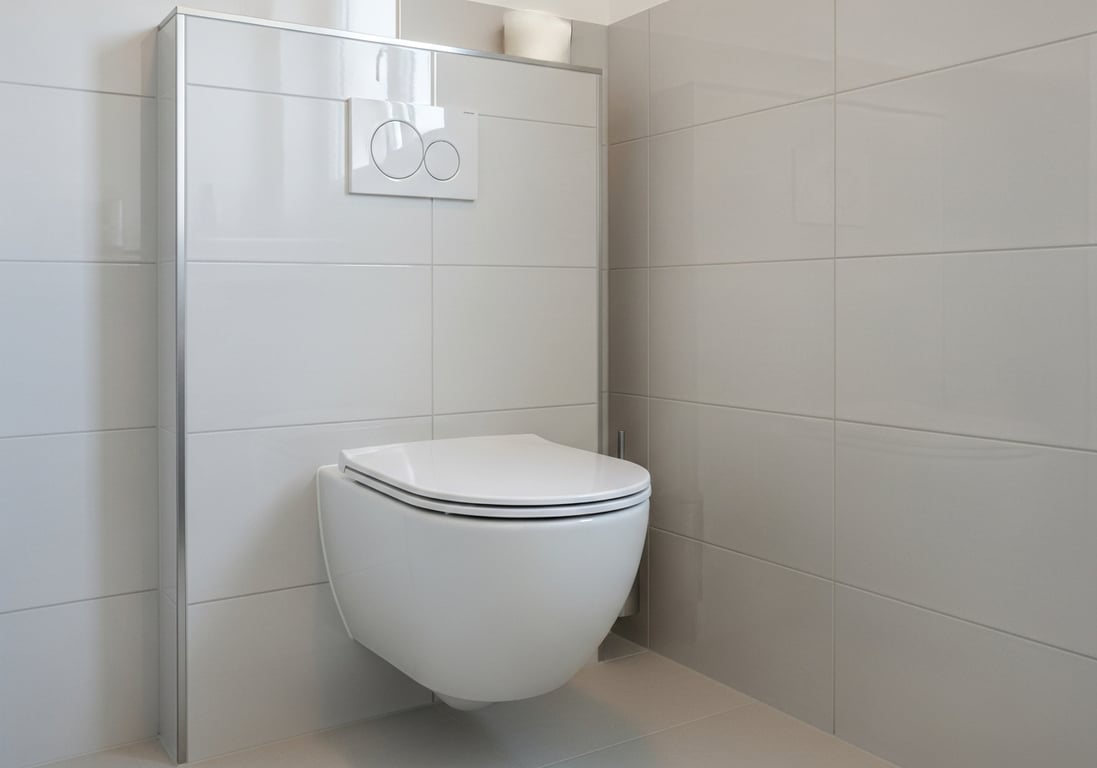 Toilette mit Urinstein & Grime – nachher, in Dortmund
