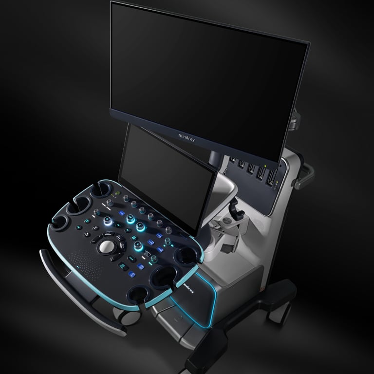 Mindray Resona i9 Seitenansicht mit iConsole