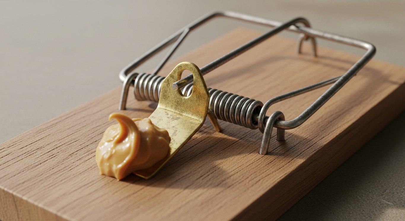Der beste Köder für die Mausefalle