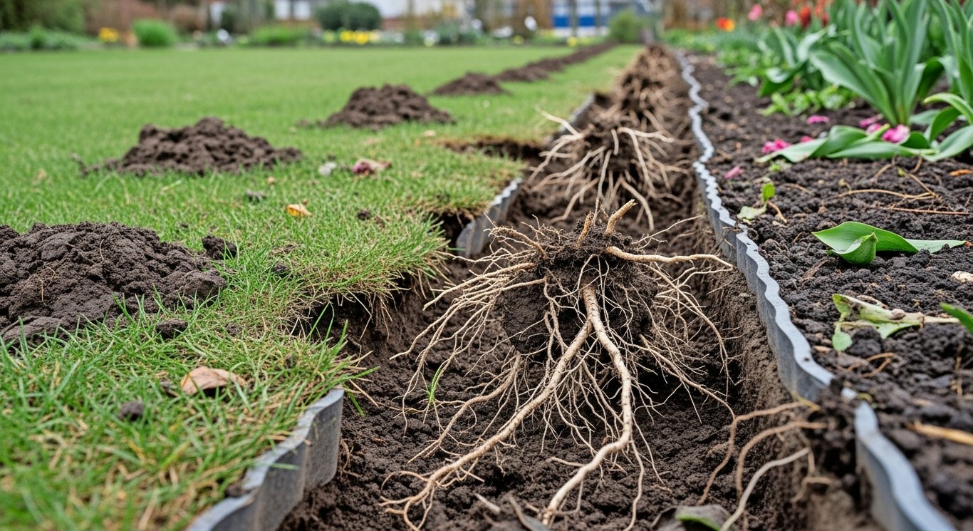 Welche Schäden richtet ein Maulwurf im Garten an?