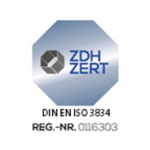 ISO 3834-3 Qualitätsanforderungen Schweißen Zertifikat - ZDH-ZERT Qualitätssicherung für Schweißtechnik Franz Klotz GmbH Menden, Zertifizierungsnummer 01653-2016