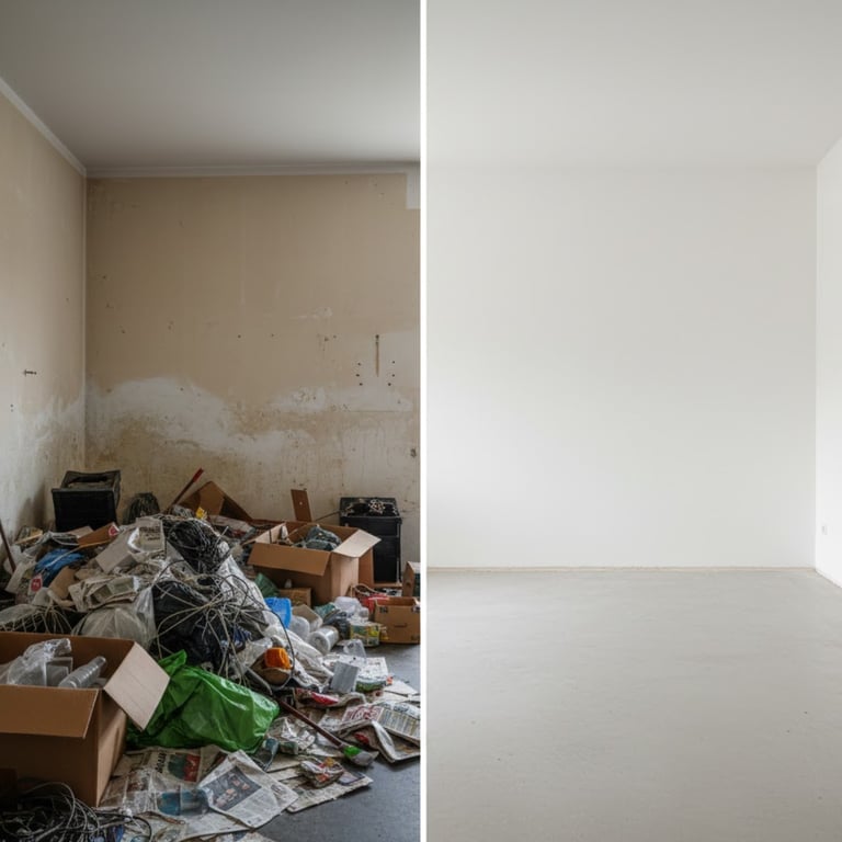 Messie-Wohnung & Entrümpelung in Gelsenkirchen — Vorher/Nachher
