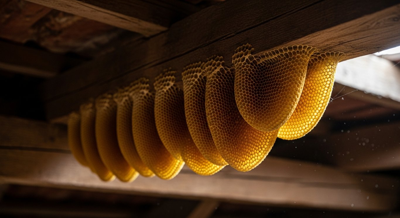 Bienennest erkennen: Aussehen, Ort und Anzeichen