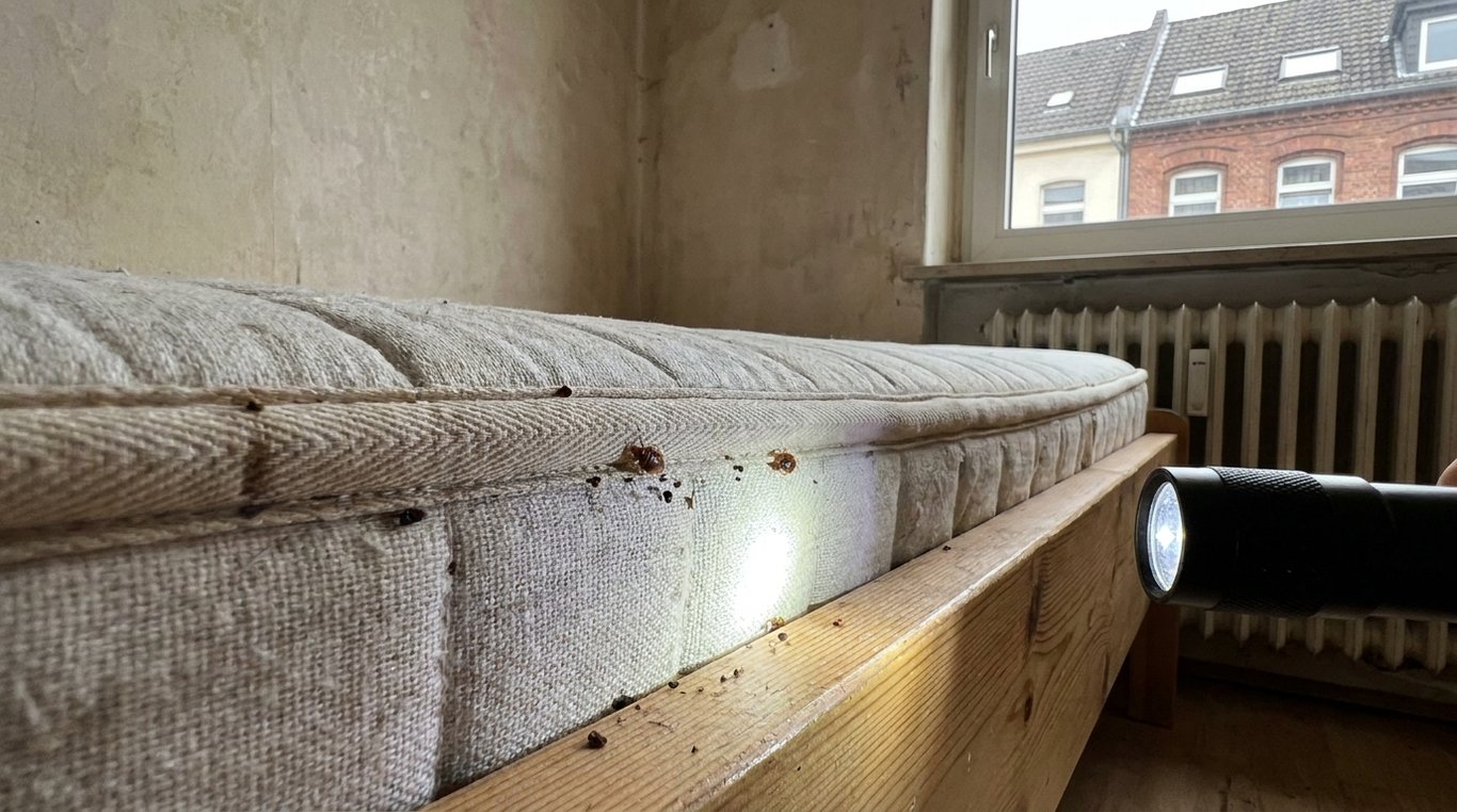 Bettwanzen-Inspektion in Dortmund