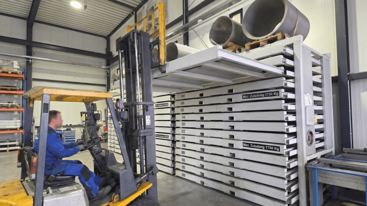 Materiallager Franz Klotz Edelstahl-Werkstoffe - großer Lagerbestand Duplex Super-Duplex Hastelloy Titan für Zentrifugenkörbe, Standzeiten maximale Korrosionsbeständigkeit Chemie Beschichtung