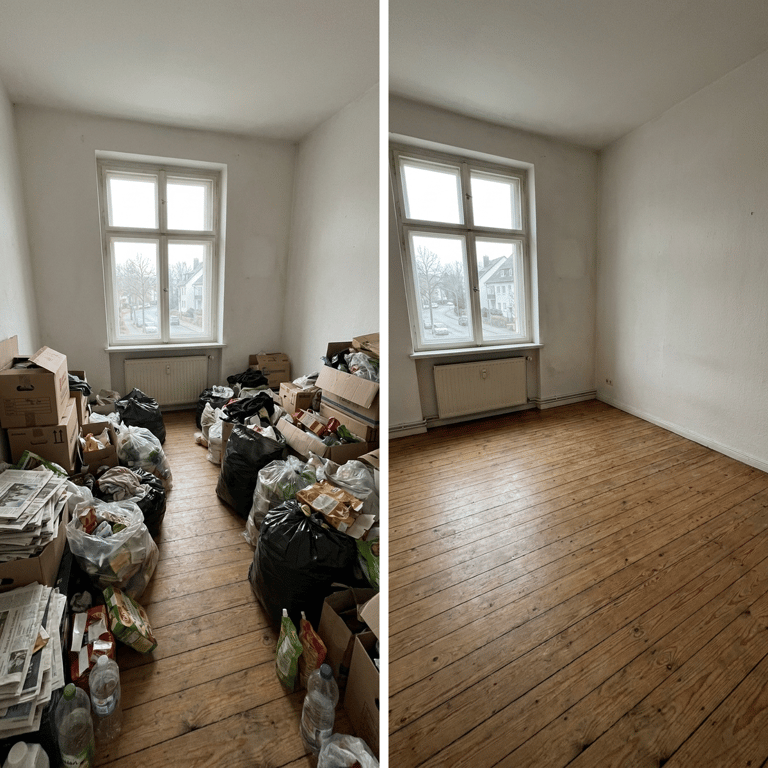 Hygienische Wiederherstellung und Entrümpelung – Ergebnis in Dortmund