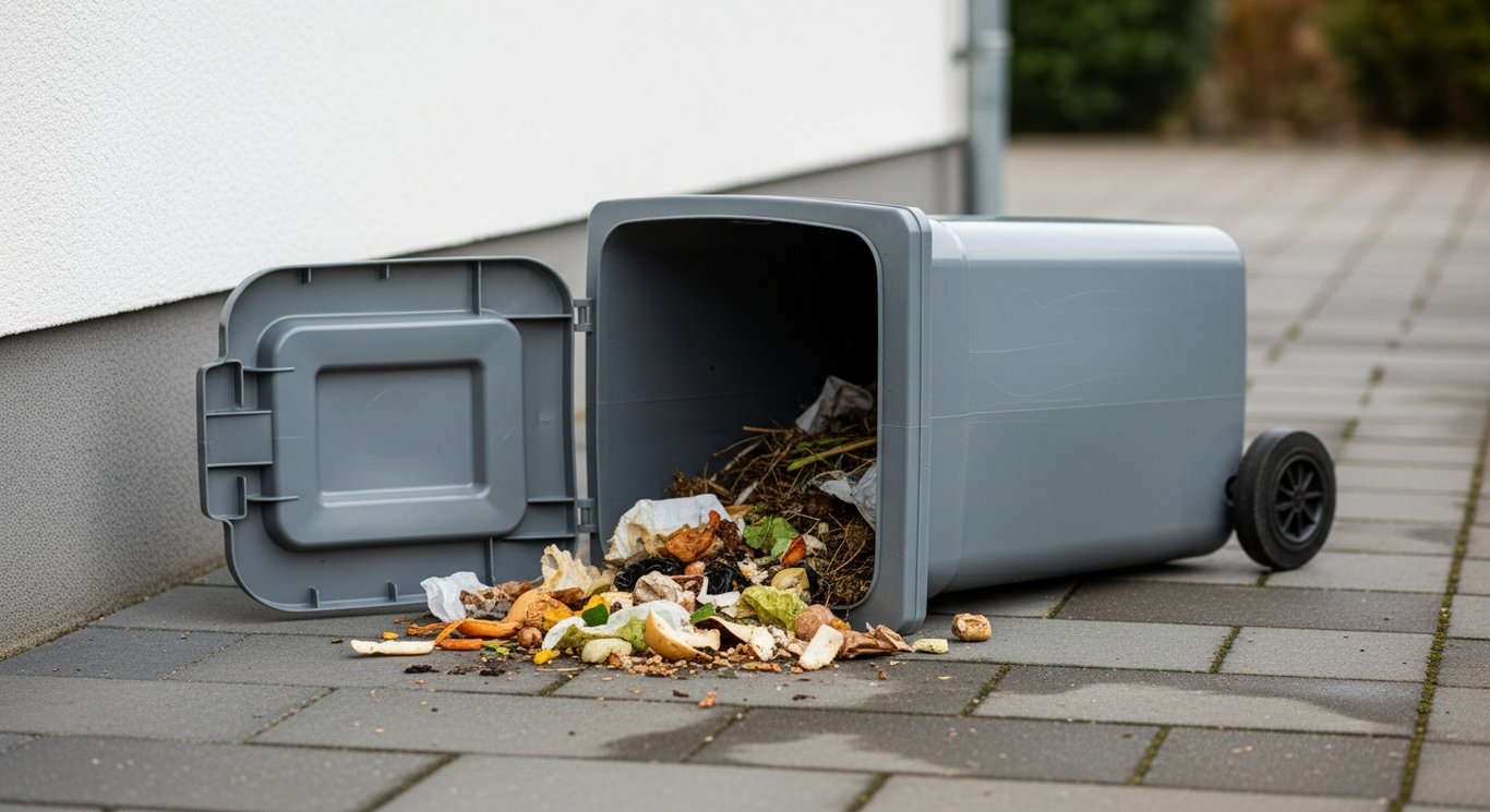 Waschbär am und im Haus erkennen