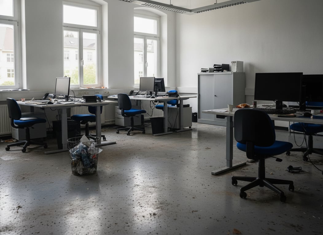 Büro nach dem Mieterwechsel – vorher, in Gelsenkirchen