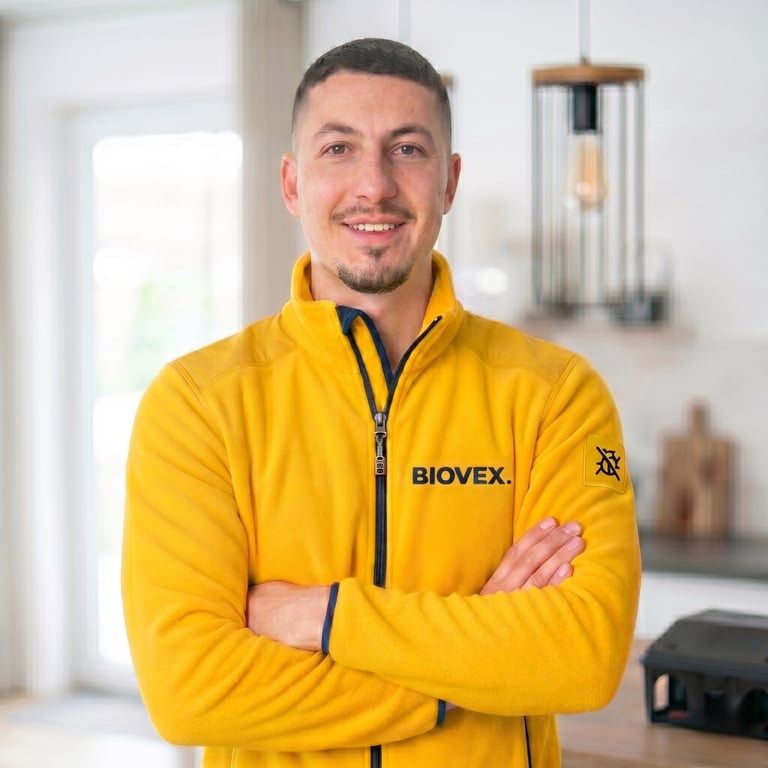 Jasin Murati, Inhaber von BIOVEX Schädlingsbekämpfung in Dortmund