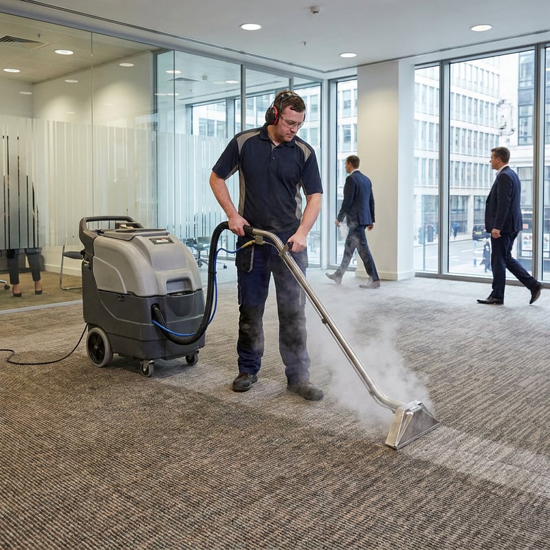 Commercial floor polishing and maintenance service