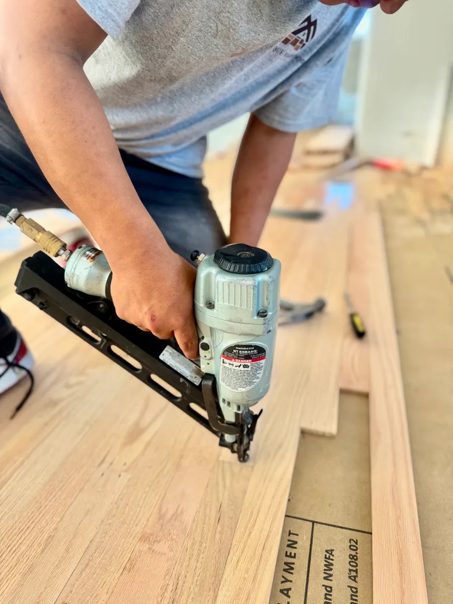 Hardwood installation