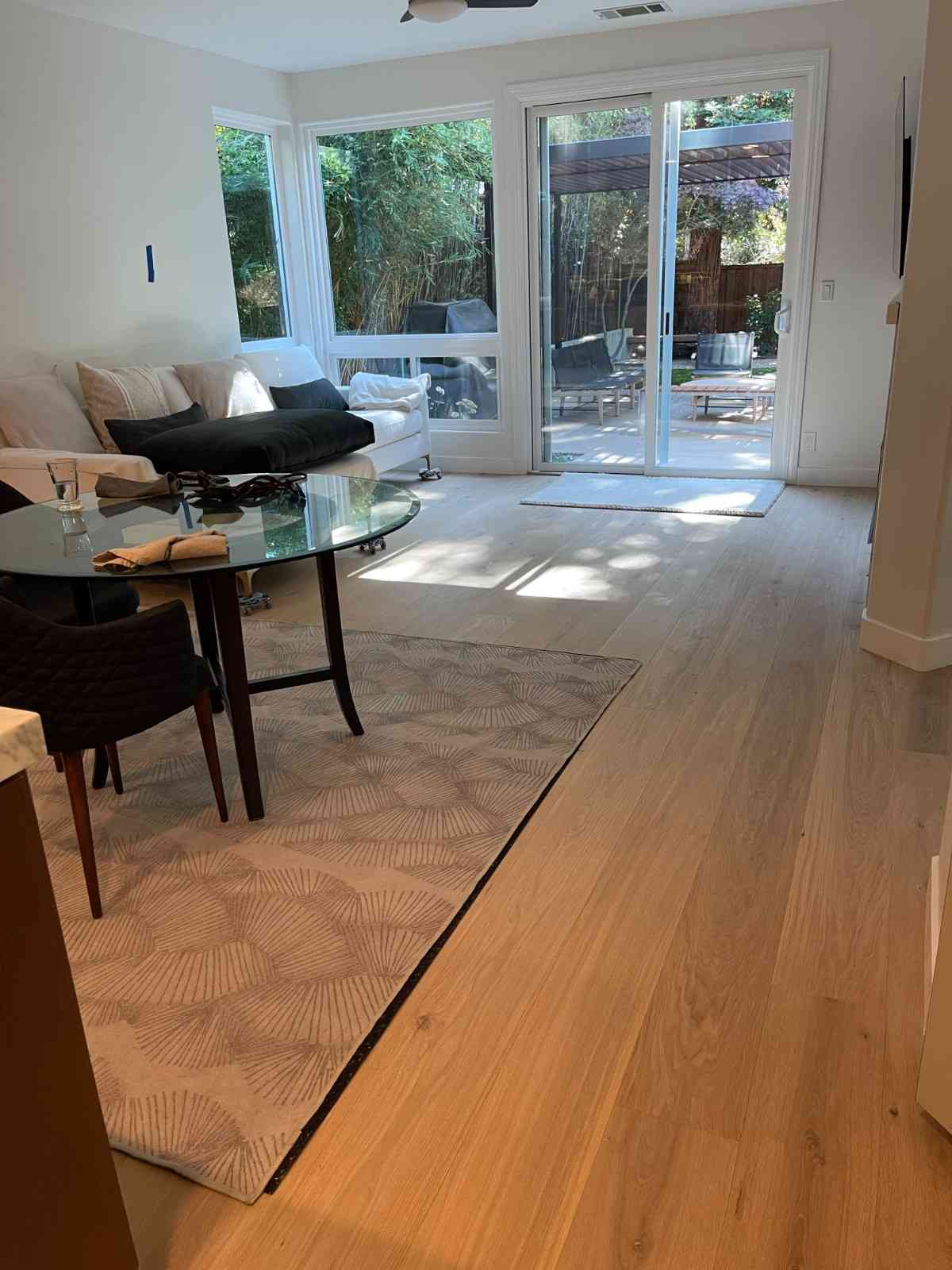 Engineered wood installation