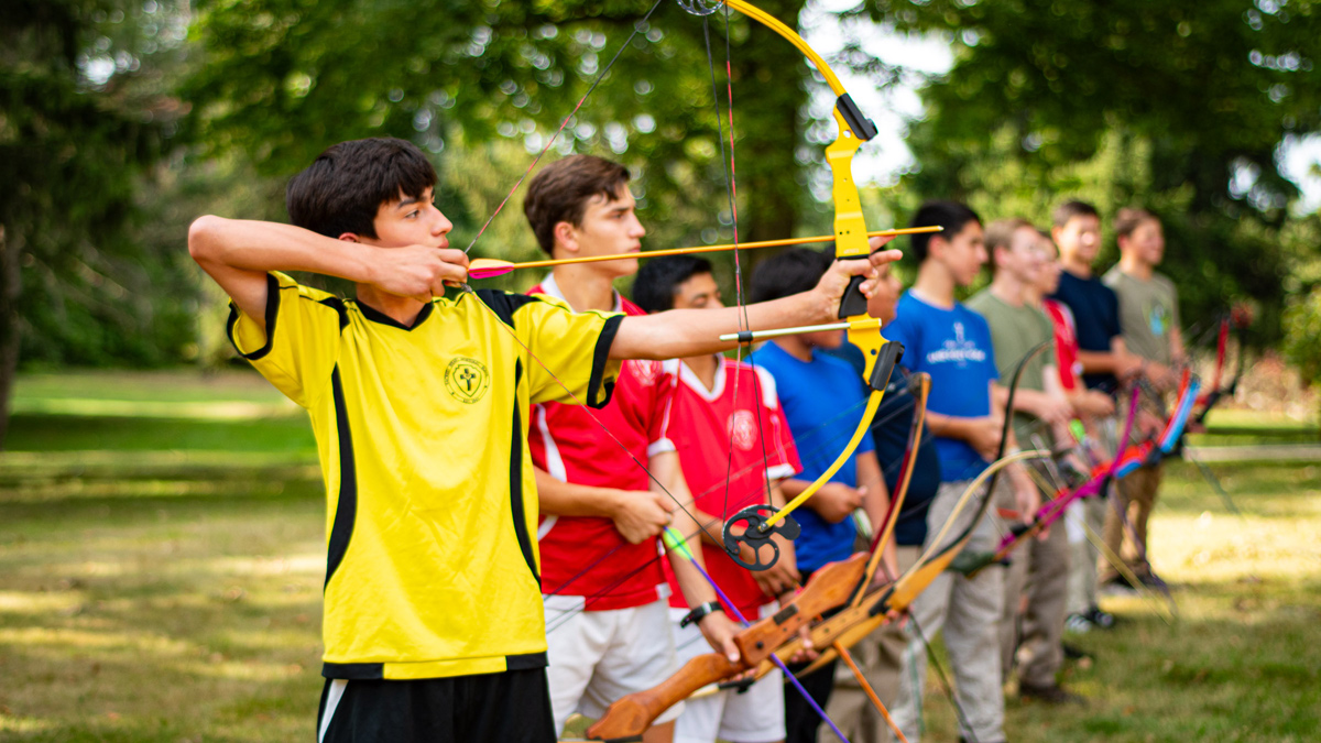 Students outdoor activity