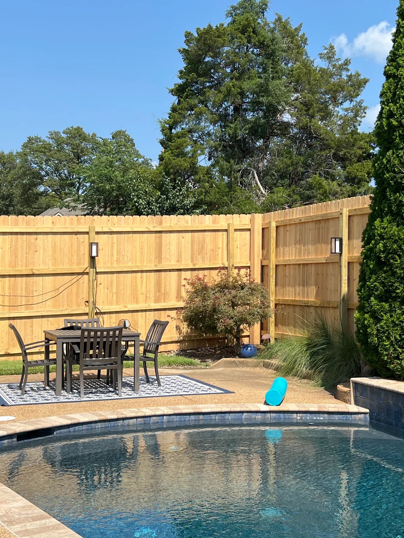 A Private Backyard Boundary