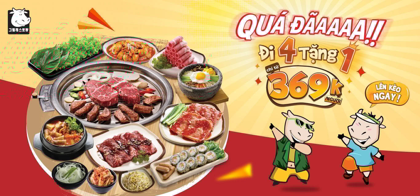 Chỉ 299K Chén Thả Ga Buffet Xèo Xèo Tại Gogi House​