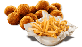 Bitterballen met friet