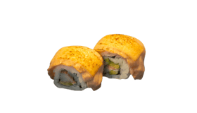 Inside out flamed salmon