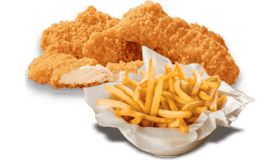 Chicken strips met friet