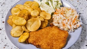 116. Kipschnitzel schotel *
