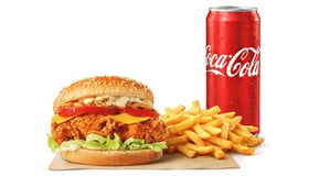 Crispy Chicken Filet Burger menu