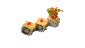Inside out dragon roll