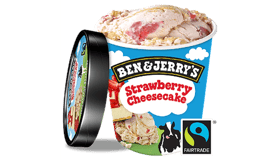 40. Ben & Jerry's Strawberry cheesecake 100ML