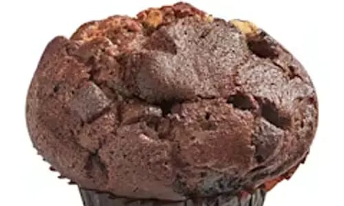 Chocolade muffin met chocoladeparels