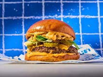 Veggie Cheese 'n Onion Burger