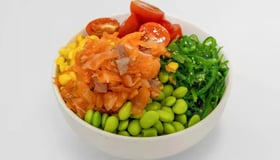 Pokebowl baked zalm