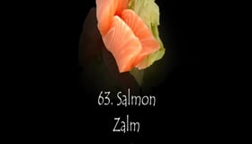 Salmon sashimi