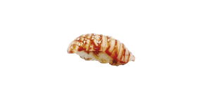Geflambeerde zalm nigiri