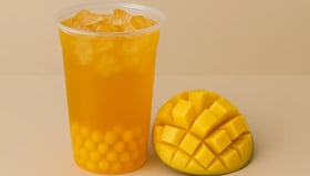 Bubble tea mango