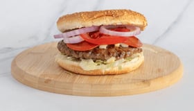 Greekish style burger