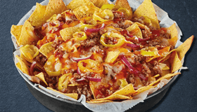 Loaded nachos beef
