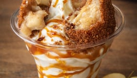 Appel crumble sundae