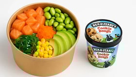 Pokébowl + Ben & Jerry's naar keuze