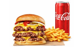 Smashburger tripple menu