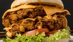 Double cheese chickenburger
