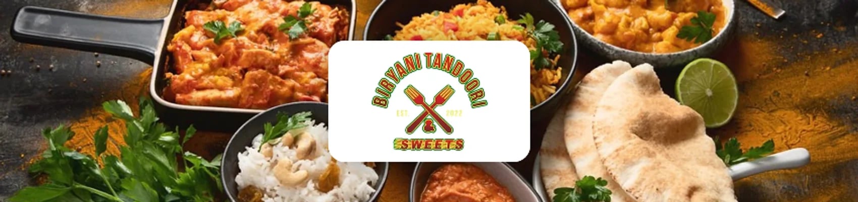 Biryani tandoori sweets