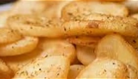 Half portie aardappelschijfjes