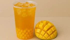 Bubble tea mango
