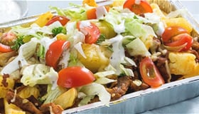 Rijst kapsalon kalfsdöner groot