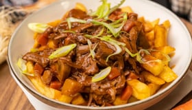Loaded fries  stoofvlees 