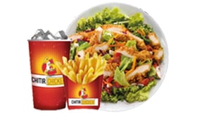Fried chicken salade menu