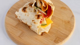 Chicken cheese wrap
